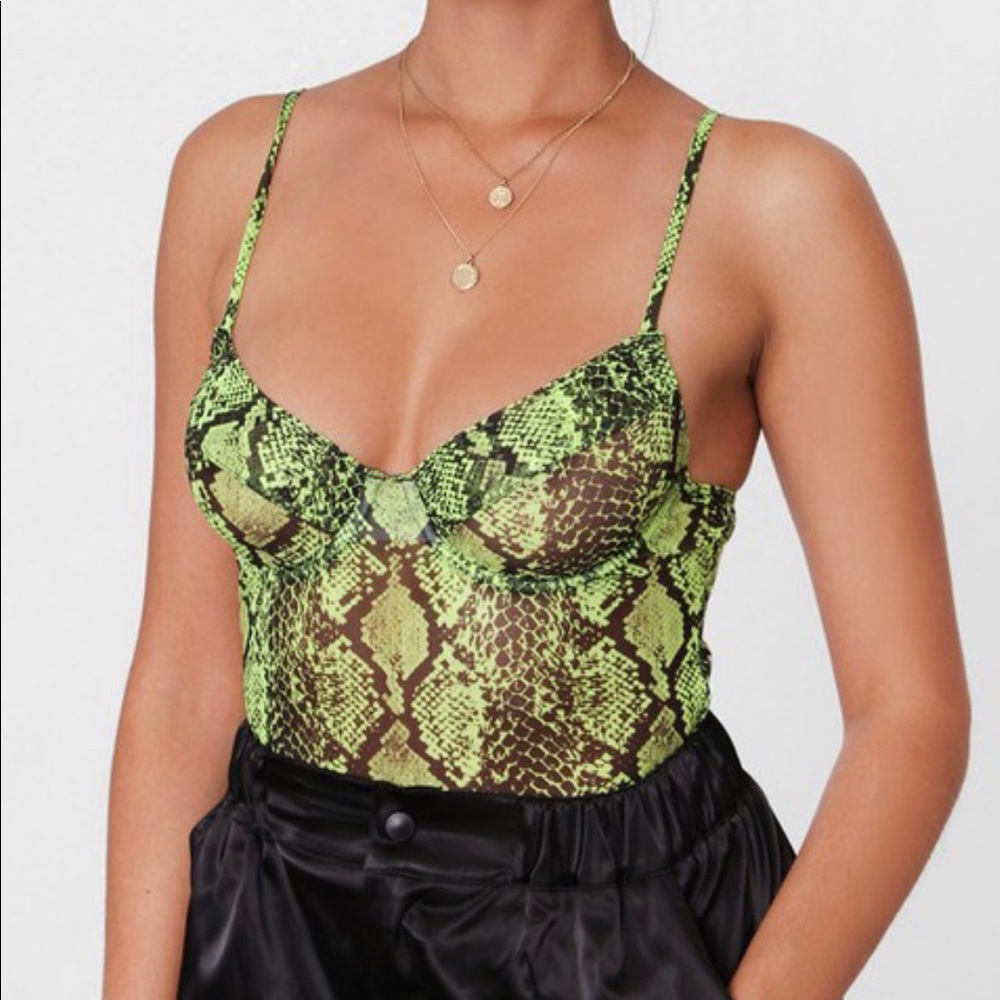 Snake skin body suit